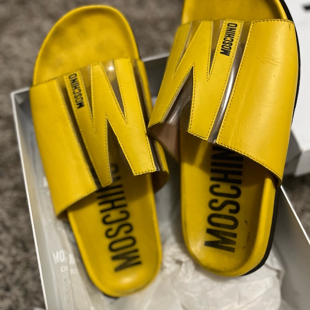 Yellow Moschino Sandal